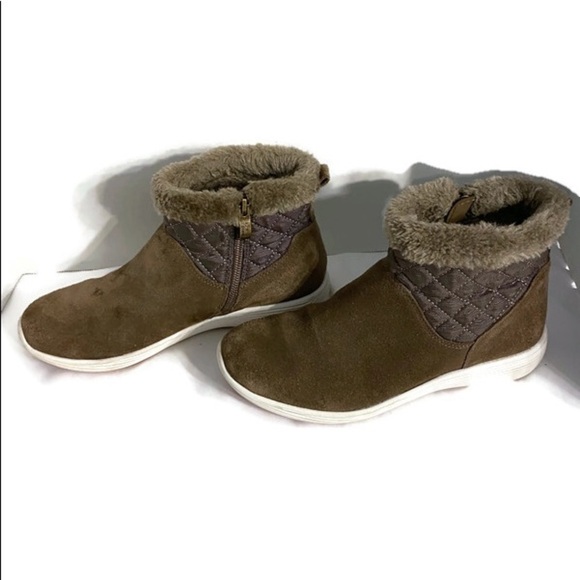 Lauren Blakwell Stevie Ladies Tan Quilted Zip Up Ankle Boots Size 6.5. - Picture 1 of 9